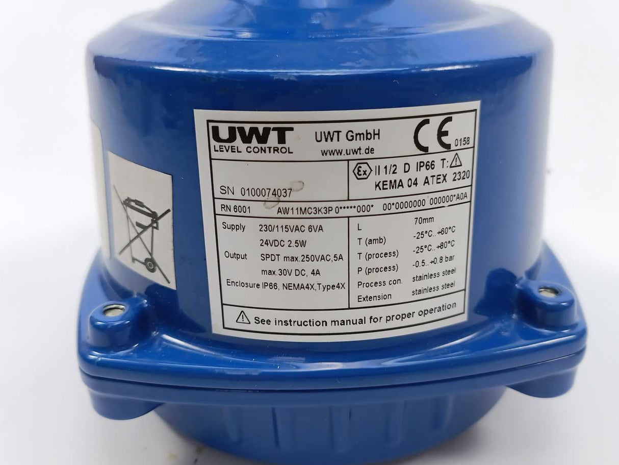 UWT GmbH AW11MC3K3P RN6001 Level Control