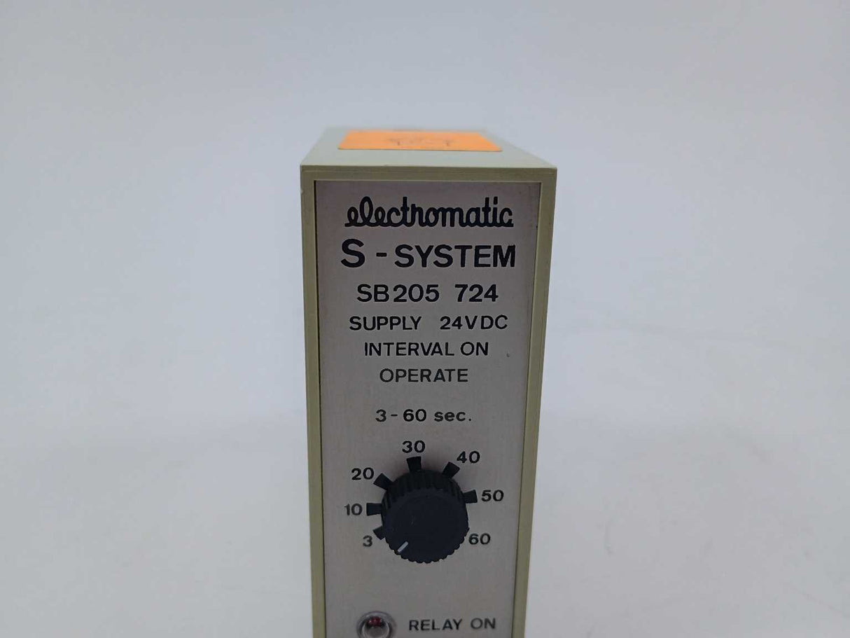 Electromatic SB 205 724 Interval On Operate. 3-60 sec.