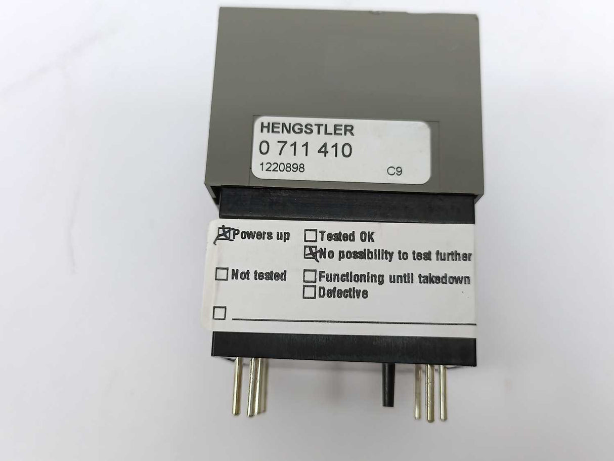 HENGSTLER 0 711 410 Plug-in 1 Channel Preset Counter