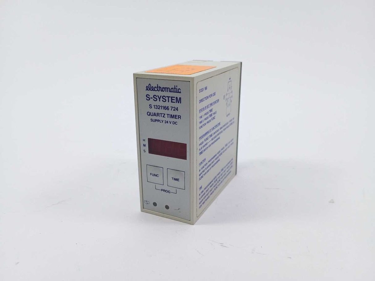 Electromatic S1321166724 S-SYSTEM QUARTZ TIMER SUPPLY 24 V DC