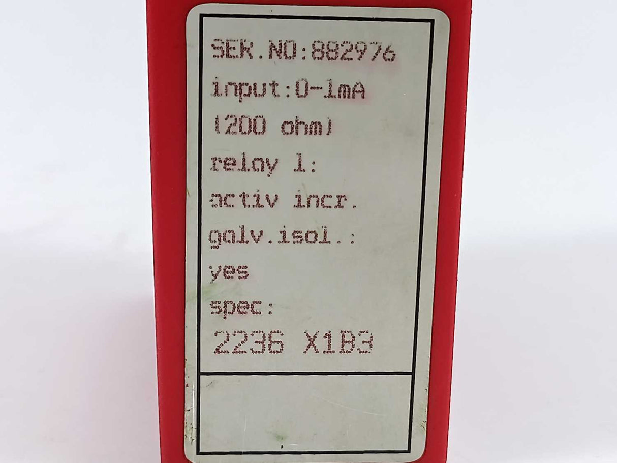 PR Electronics 2236X1B3 LIMIT SWITCH