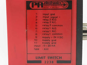 PR Electronics 2238 A3C Limit Switch