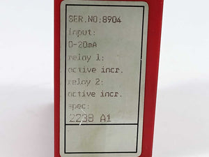 PR Electronics 2238 A1 Limit Switch SER. NO: 8904