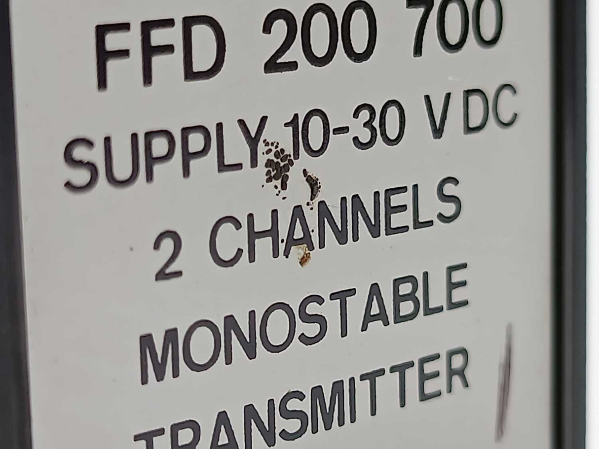 Electromatic FFD 200 700 SUPPLY 10-30 V DC, 2 CHANNELS, MONOSTABLE TRANSMITTER