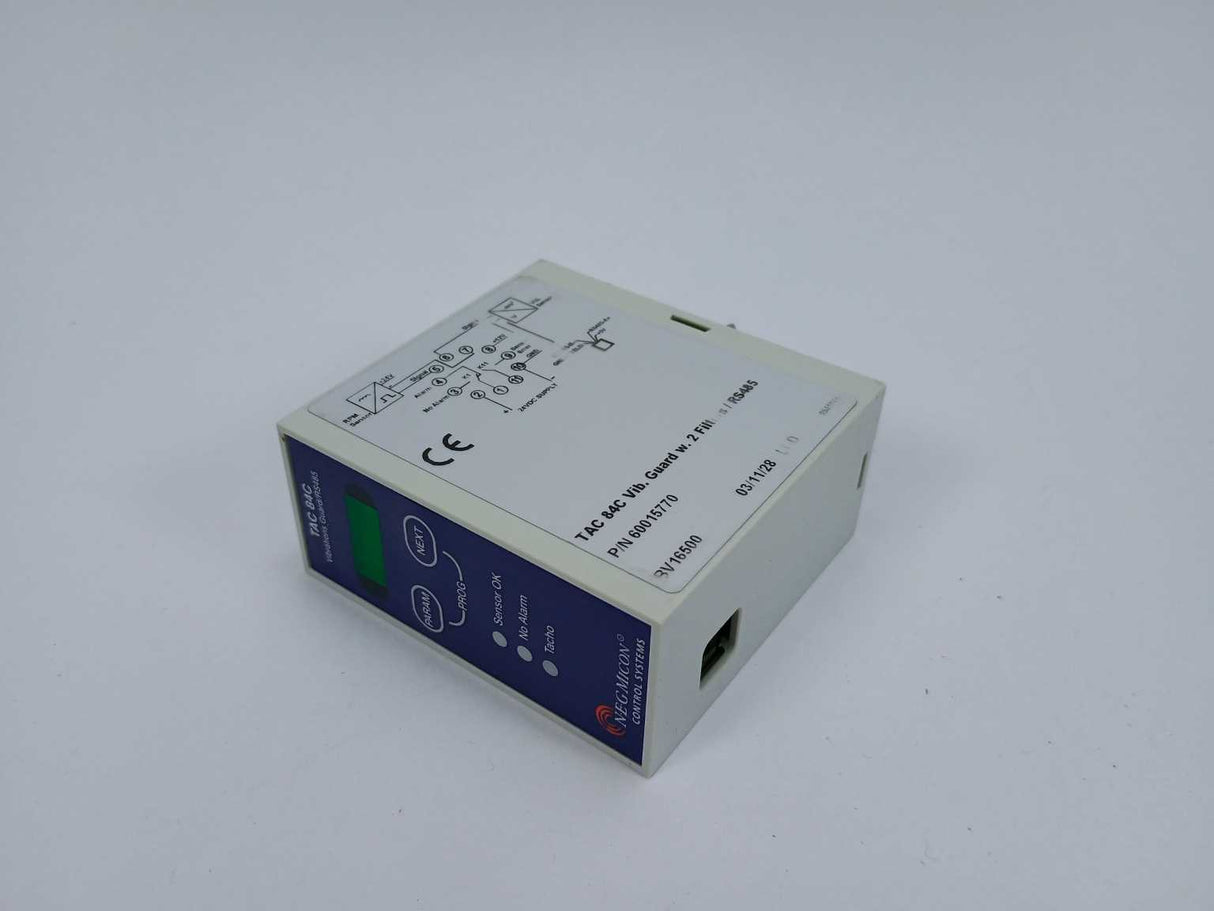 NEG Micon Control Systems 60015770 TAC 84C Vibration Guard w/ 2 Filters / RS485