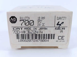 AB 700-HK36Z24-4 Ser. A Relay with "-3" Option 24V DC 4 Pcs.