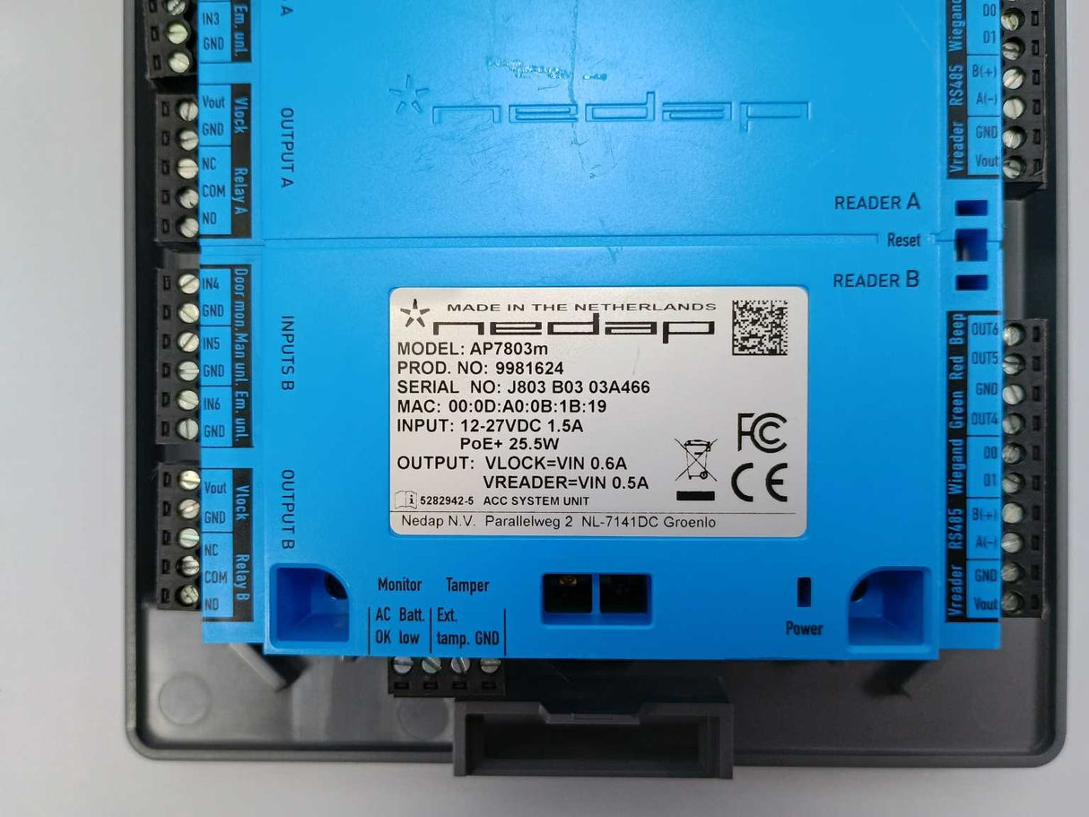 NEDAP AP7803m Door Controller Interface 9981624