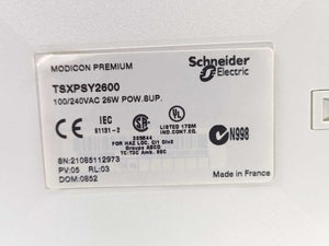 Schneider Electric TSXPSY2600 Power supply module