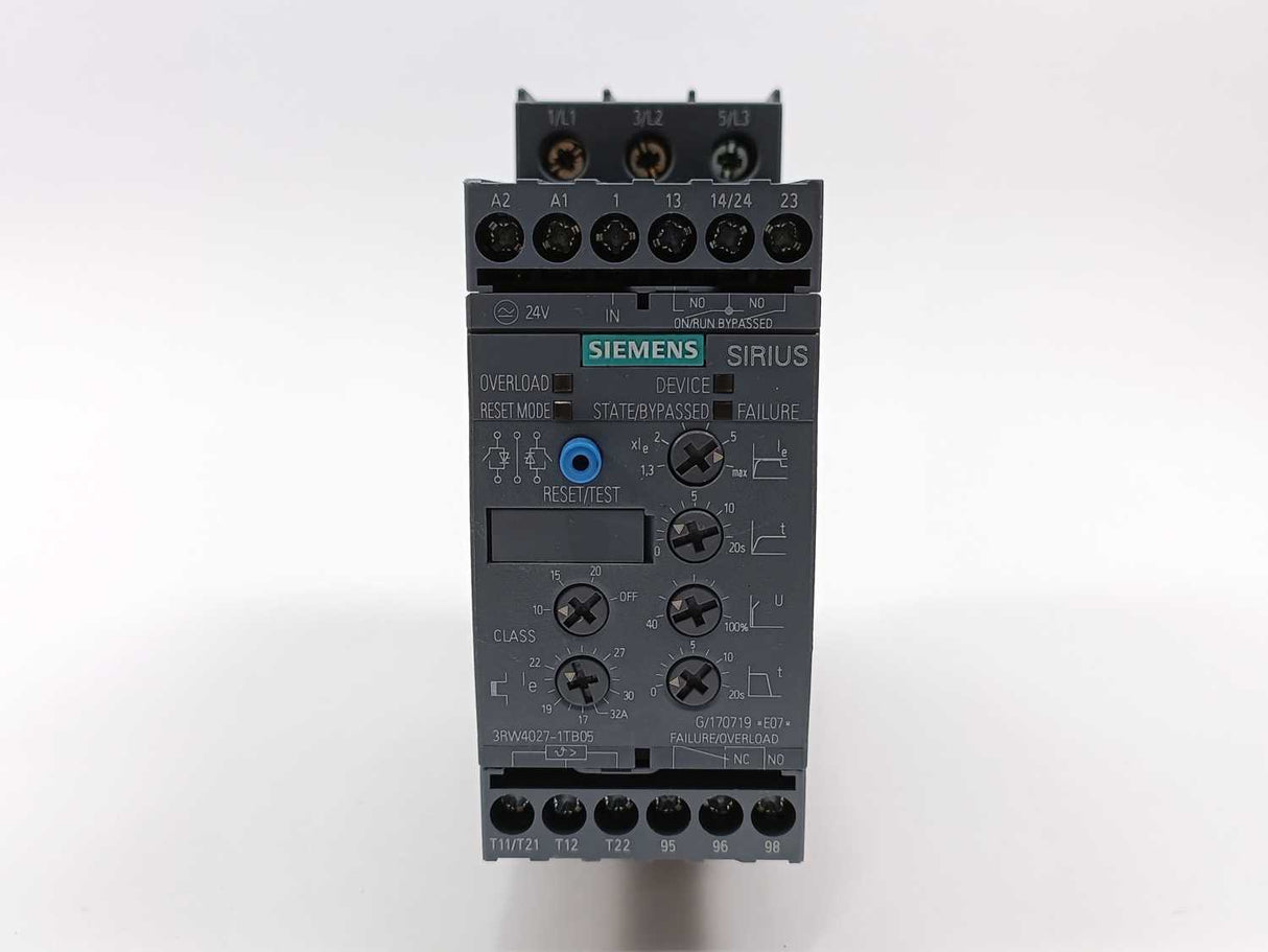 Siemens 3RW4027-1TB05 AC Semiconductor Motor Starter
