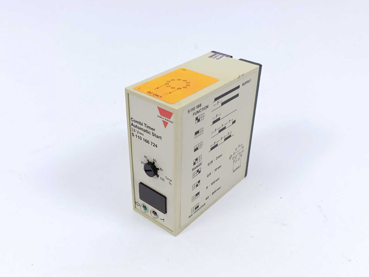 Carlo Gavazzi S 110 166 724 Combi Timer Automatic Start 24V