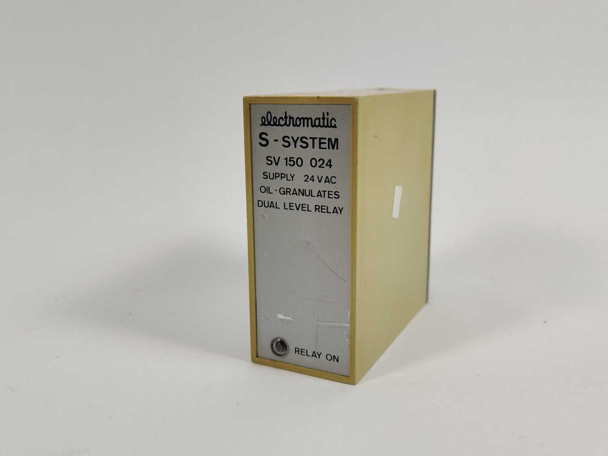 Electromatic SV 150 024 / SV150024 Dual Level Relay 24VAC Oil - Grannulates