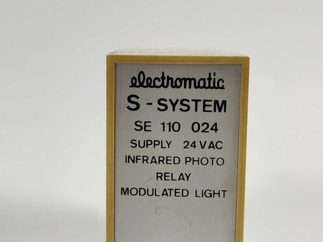 Electromatic SE 110 024 / SE110024  Infrared Photo Relay 24VAC