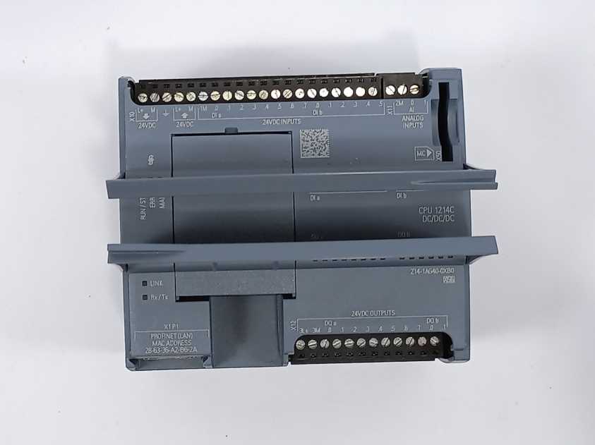 Siemens 6ES7214-1AG40-0XB0 SIMATIC S7-1200 Compact CPU 1214C