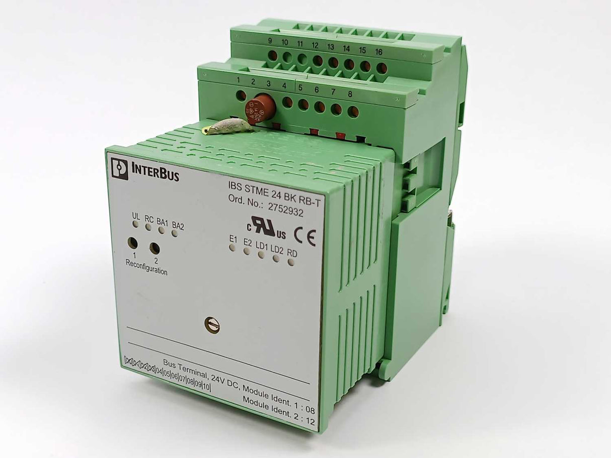 Phoenix Contact 2752932 IBS STME 24 BK RB-T Bus Terminal 24VDC