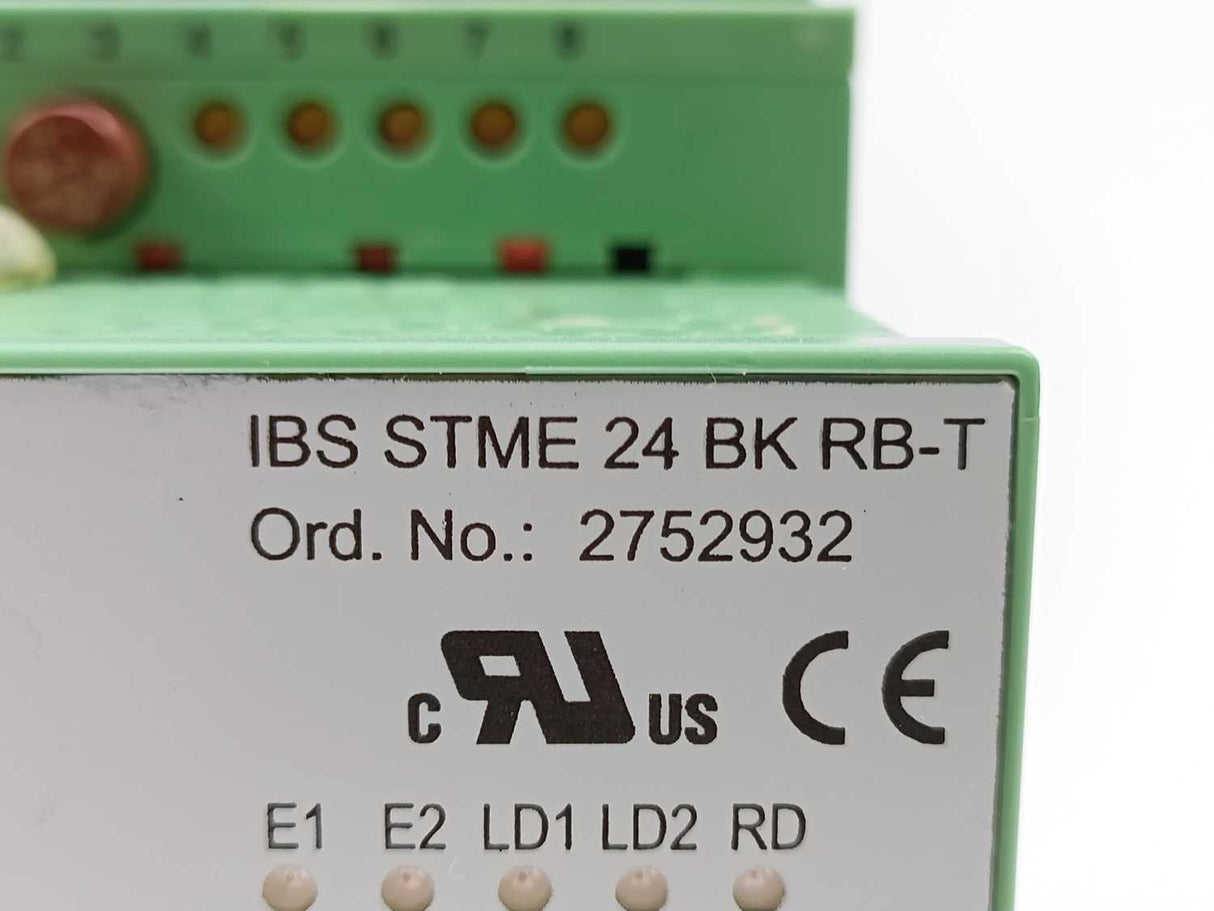 Phoenix Contact 2752932 IBS STME 24 BK RB-T Bus Terminal 24VDC