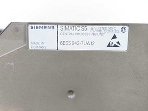 Siemens 6ES5942-7UA12 SIMATIC S5 942 Central Processing Unit