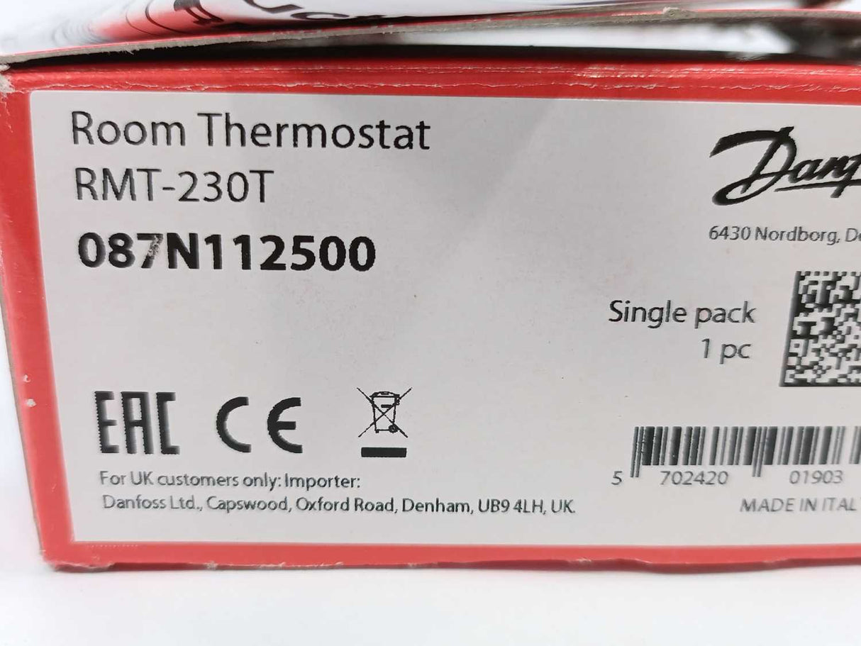 Danfoss 087N112500 Room Thermostat RMT-230T