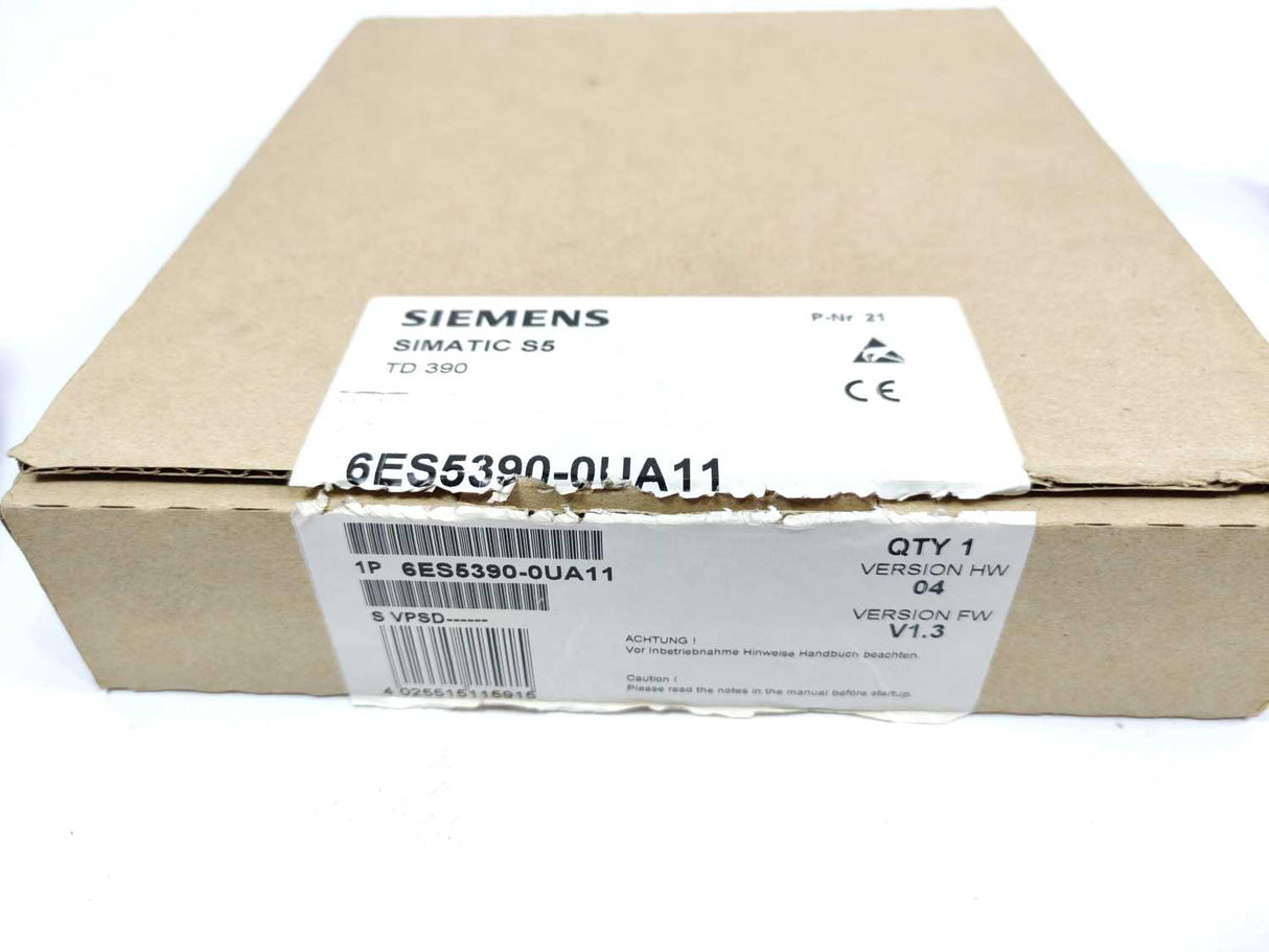Siemens 6ES5390-0UA11 Simatic S5 Text display TD 390