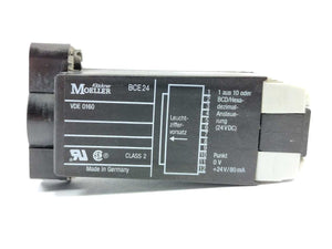 Klöckner Moeller BCE24 Actuating contact block 24V 80mA