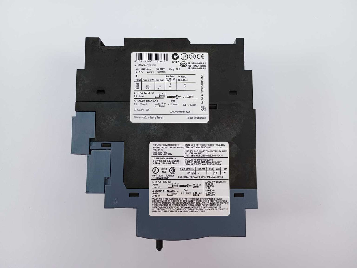 Siemens 3RA6250-1BB33 3ZX1012-0RA61-1AA1