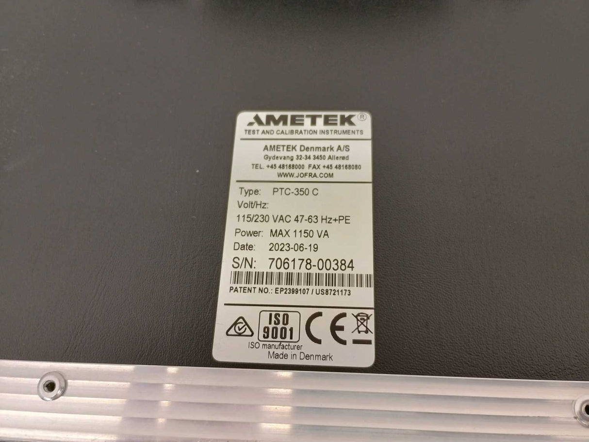 Ametek PTC-350C 115/230 VAC 47-63Hz+PE, MAX 1150 VA