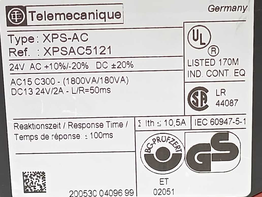 TELEMECANIQUE XPS-AC XPSAC5121