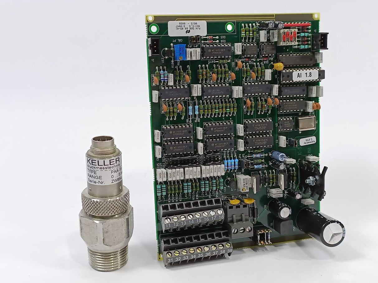 Keller / Vellinge Electronics PAA-15  560 60 05-01 Control card. CALIBRATED
