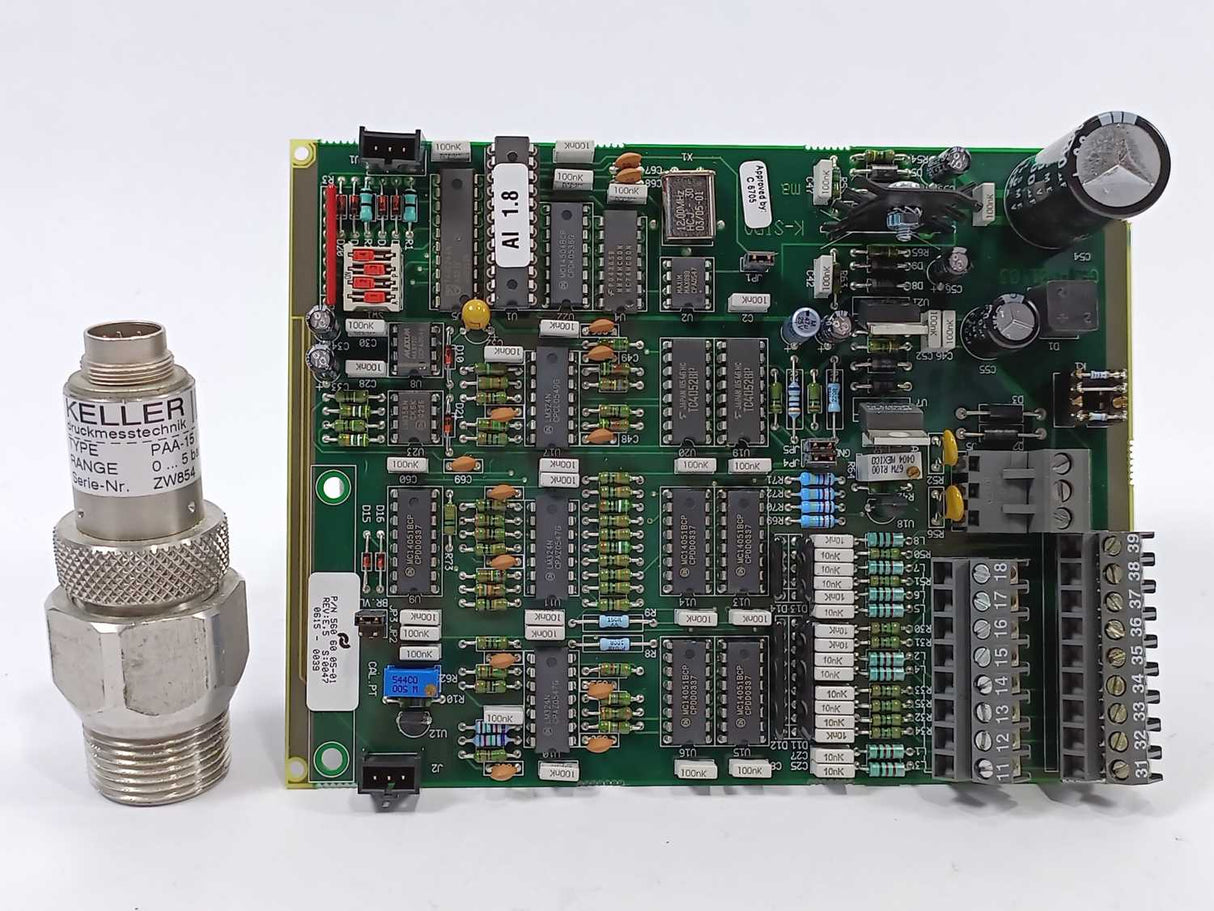 Keller / Vellinge Electronics PAA-15  560 60 05-01 Control card. CALIBRATED
