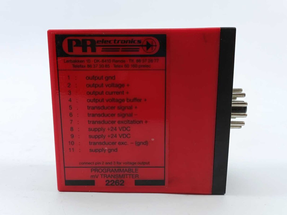 PR Electronics 2262 Programmable mV Transmitter