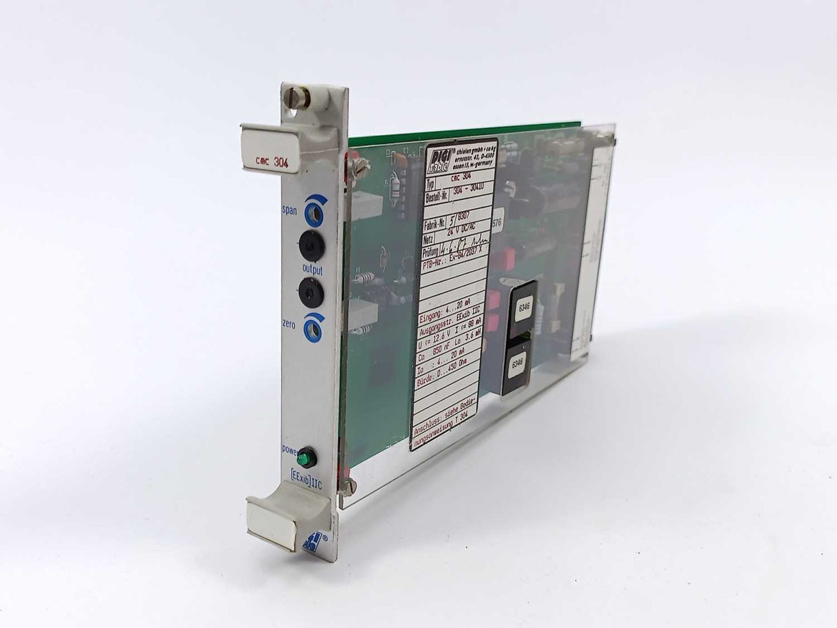 Digi TABLE cmc304 [EExib]IIC 304-30410 24 V DC/AC Ph 0363 B