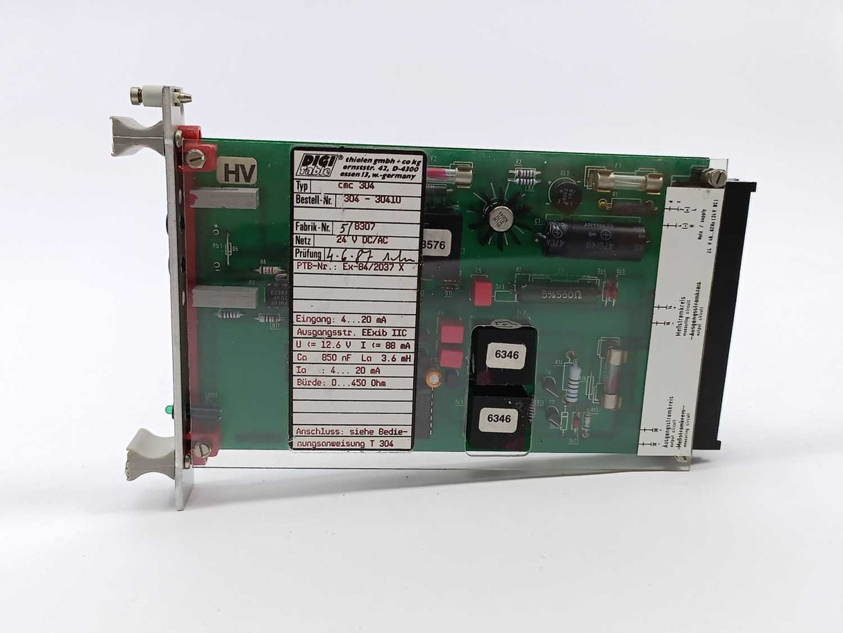 Digi TABLE cmc304 [EExib]IIC 304-30410 24 V DC/AC Ph 0363 B