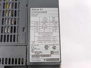 Schneider Electric ATV61HU22N4Z AC Speed Drive  2.2kW 3HP