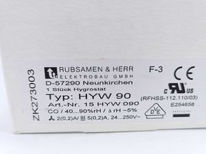 Rubsamen & Herr 15HYW090 ZK273003 Hygrostat