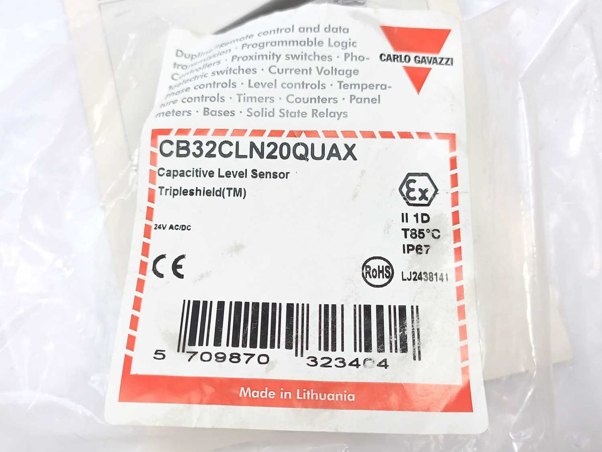 Carlo Gavazzi CB32CLN20QUAX Capacitive Proximity Sensor 24V AC/DC