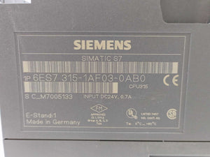 Siemens 6ES7 315-1AF03-0AB0 Simatic S7