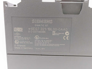 Siemens 6ES7321-1BL00-0AA0 SIMATIC S7-300, SM321 Digital Input module