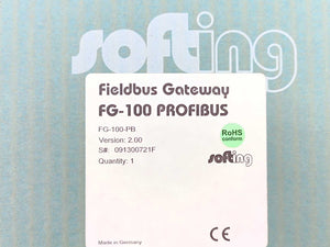 Softing FG-100-PB Fieldbus Gateway PROFIBUS/Ethernet, 1 channel