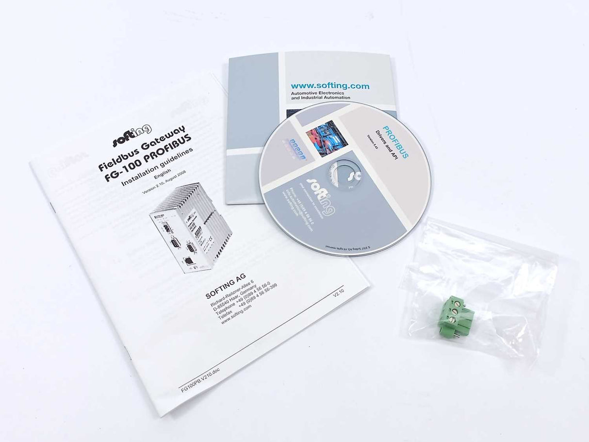 Softing FG-100-PB Fieldbus Gateway PROFIBUS/Ethernet, 1 channel