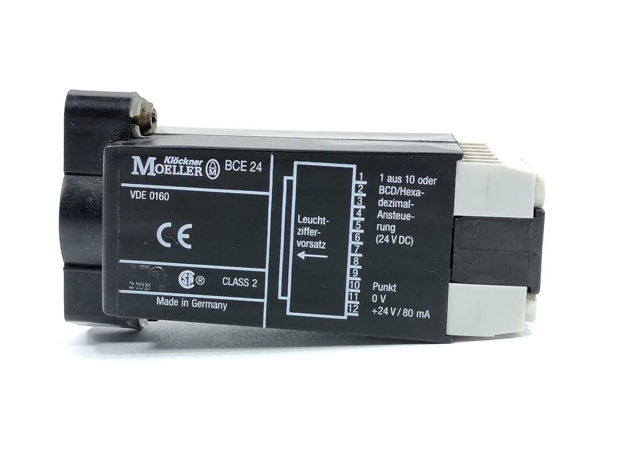 Klöckner Moeller BCE24 Actuating contact block 24V 80mA
