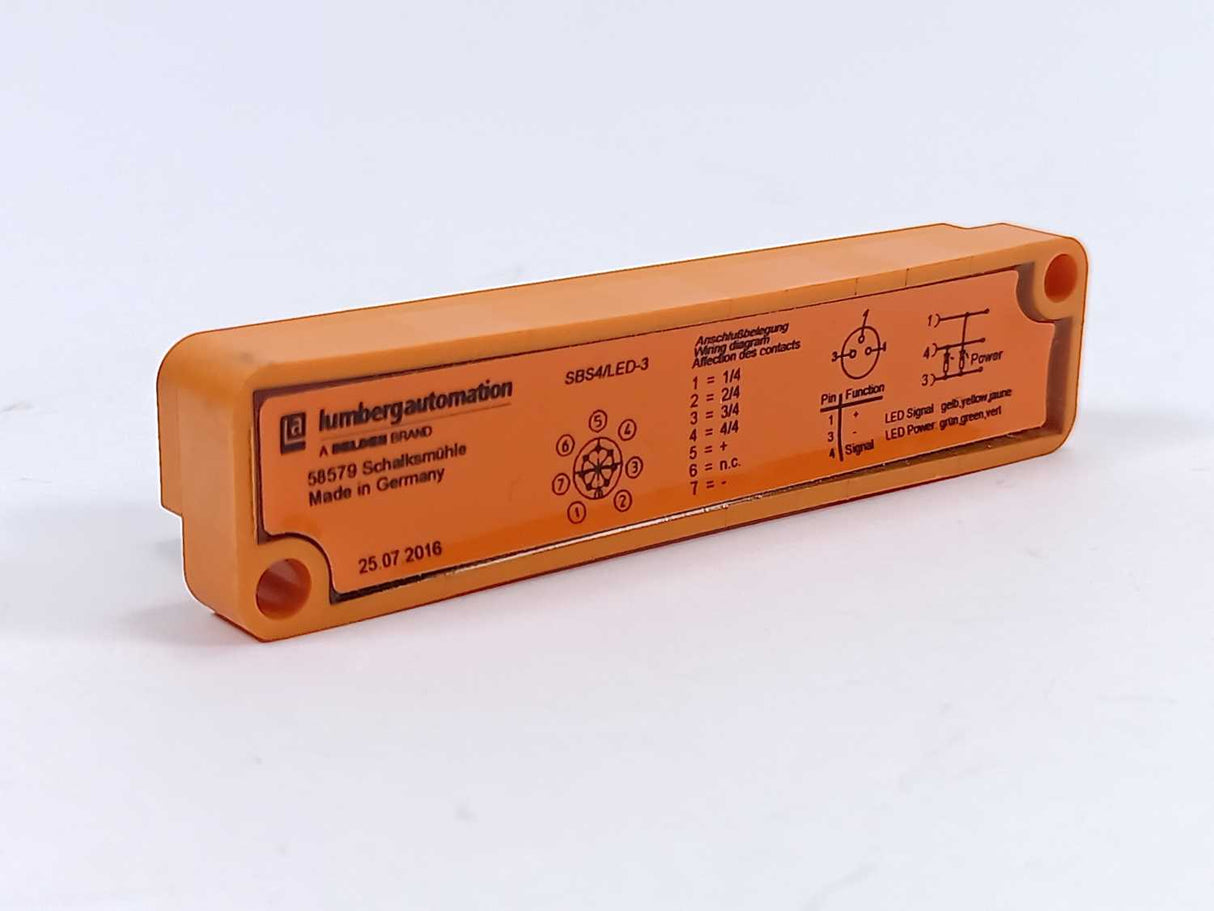 Lumberg Automation SBS4/LED-3 M8309-01 Disatribution box