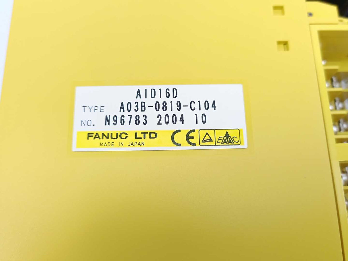 Fanuc A03B-0819-C104 Input Module AID16D