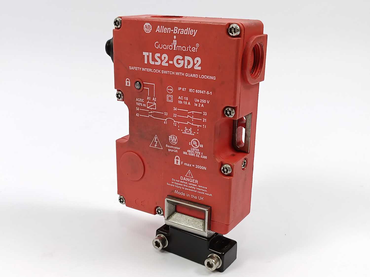 セキュリティ・セーフティ Track2 Allen Bradley TLS2-GD2 Safety Interlock Switch with Guard Locking