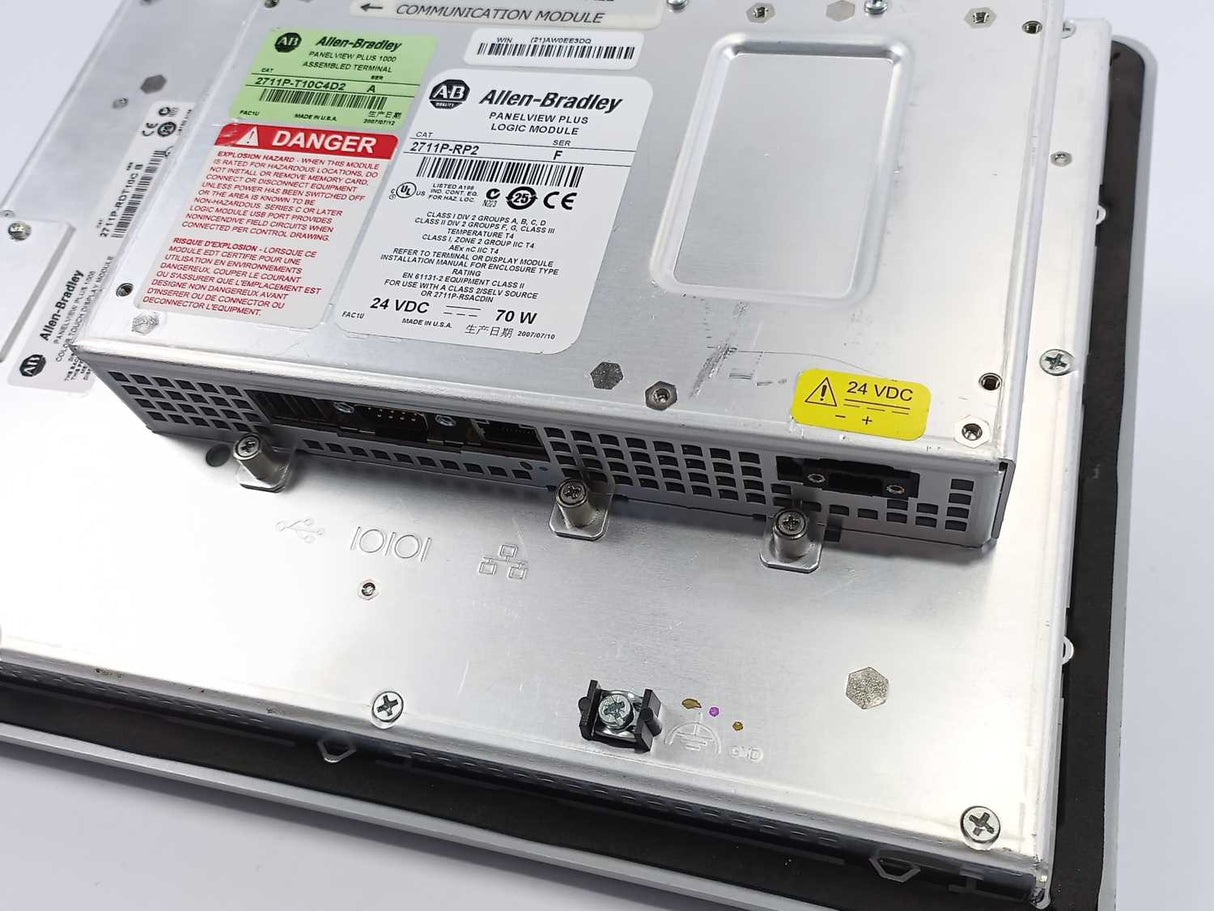 AB 2711P-T10C4D2 Ser. A Panel View Plus 1000 Assembled Terminal