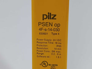 Pilz 630601 PSEN op4F-s-14-030 Safety Curtain. Emitter & Receiver