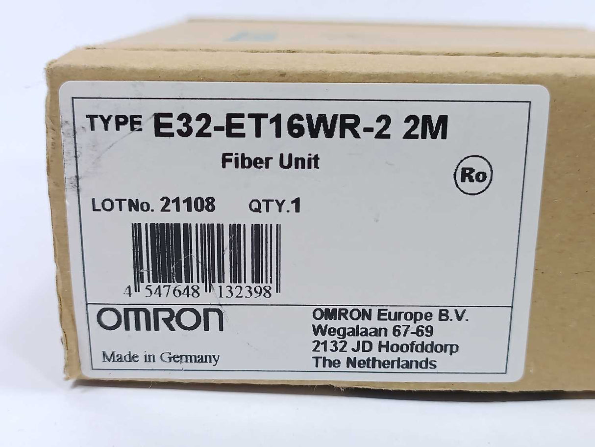 OMRON E32-ET16WR-2 Fiber Unit 2m