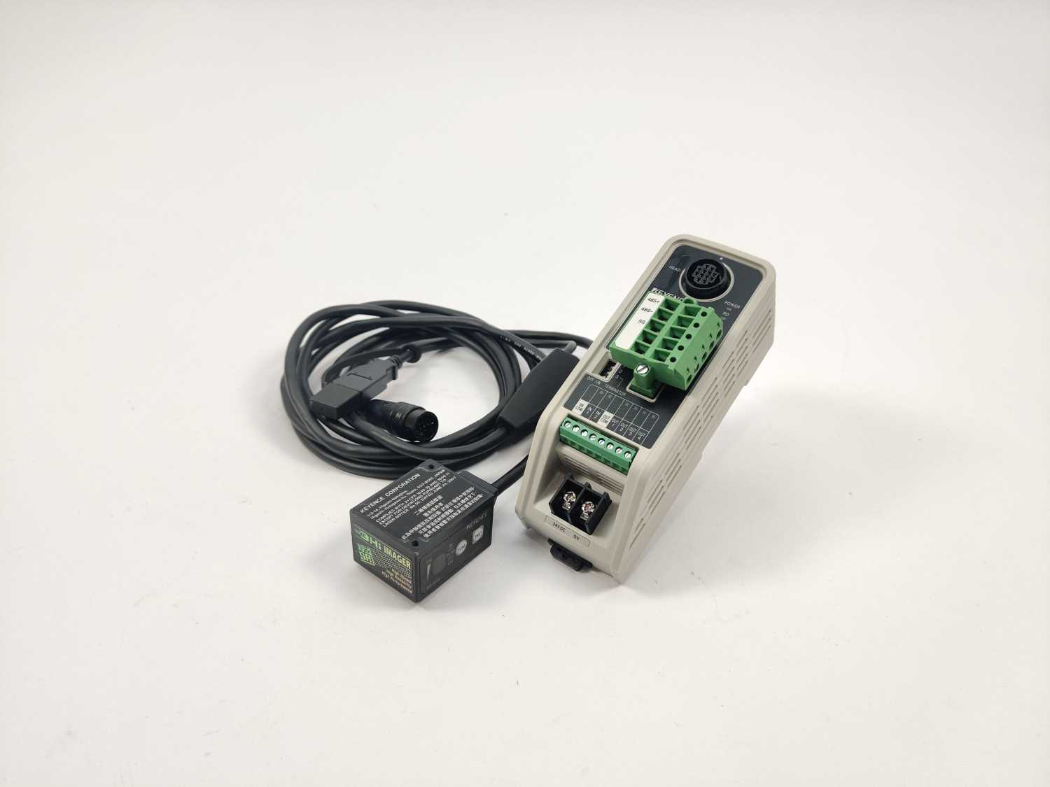 KEYENCE SR-610 3Hi IMAGER Laser scanner w. N-R4 communication unit