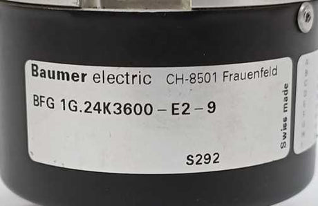 Baumer BFG1G.24K3600-E2-9 Absolute Encoder
