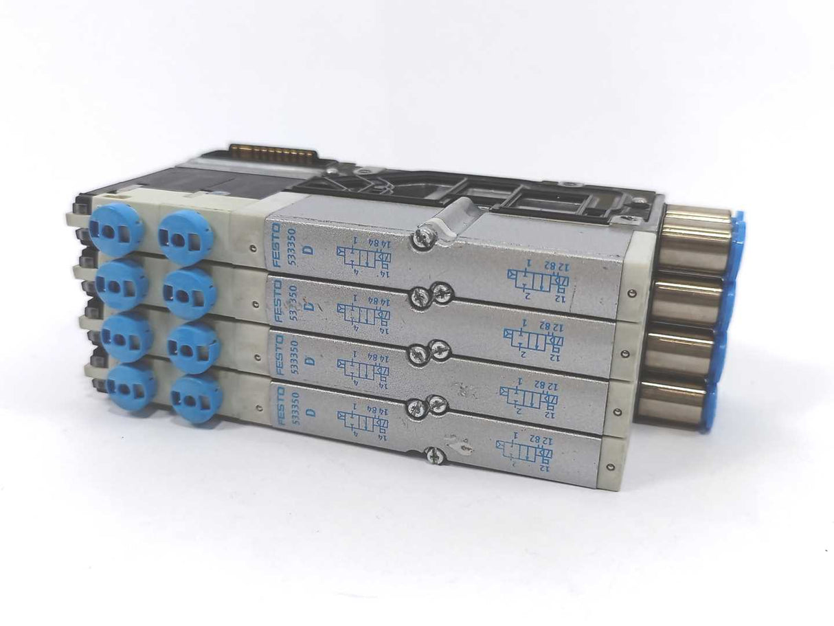 Festo 533360 MPA1-FB-EMS-8 w/ 533352 & 4x 533350