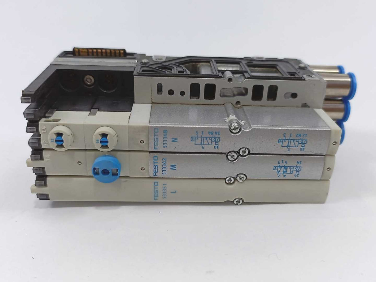 Festo 533360 MPA1-FB-EMS-8 w/ 533352, 533351, 533342, 533348