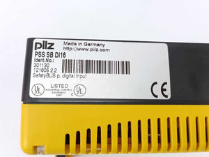 Pilz 301130 PSS SB DI16 Digital Input Module w/ PSS SB SUB-D3